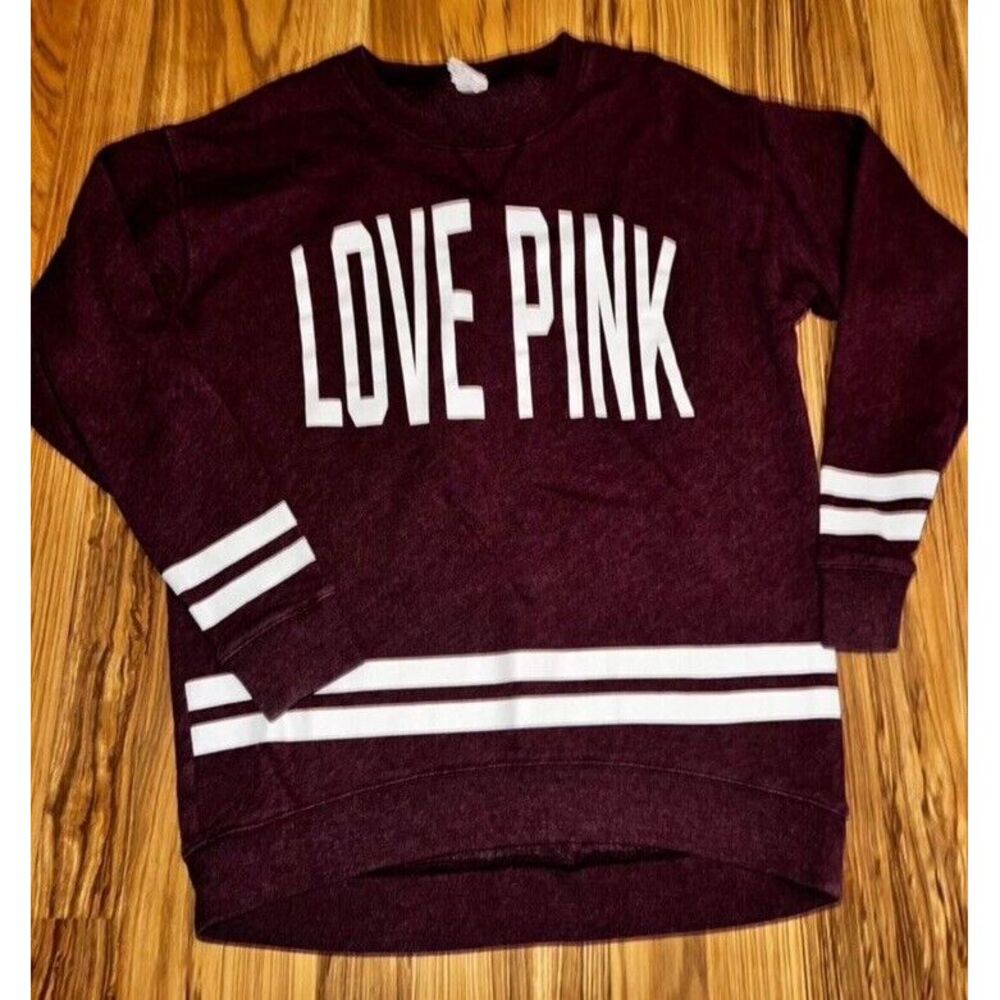 Victoria's Secret PINK crewneck sweatshirt size XS‎ Maroon